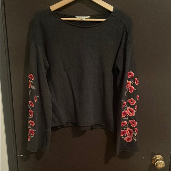 American Eagle Outfitters Sweaters - American Eagle Outfitters navy blue Ribbed Sweatshirt